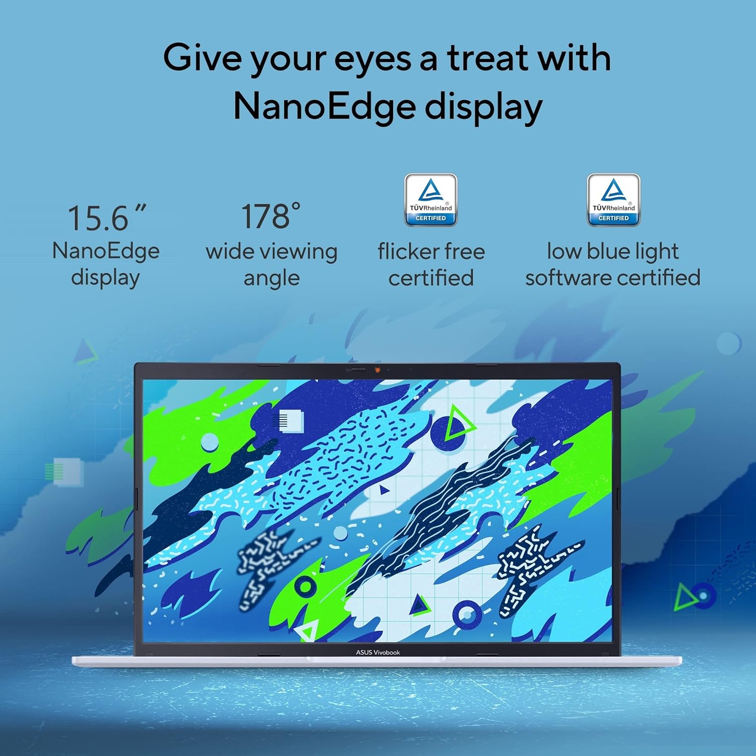 ASUS VivoBook 15 (2022), Intel®Core™ i3-1215U 12th Gen, 15.6" (39.62 cm) FHD, Thin and Light Laptop (8GB/512 SSD//Windows 11/Office 2021/Backlit KB/Cool Silver/1.7 kg), X1504ZA-NJ322WS - Image 5