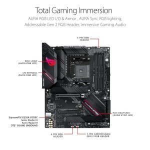 ASUS ROG Strix B550-F Gaming WiFi 6 AMD AM4 Socket for 3rd Gen AMD Ryzen ATX Gaming Motherboard