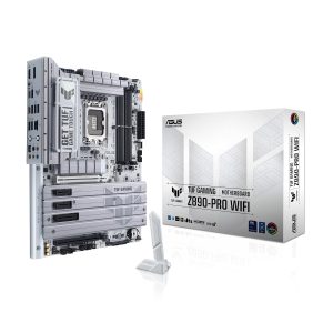 ASUS TUF Gaming Z890-PRO WiFi ATX Motherboard, 16+1+2+1 (80A) Power Stages, DDR5, PCIe 5.0 Next-Gen GPU Support, USB4, USB 20Gbps with PD Fast Charging, Four M.2, Wi-Fi 7