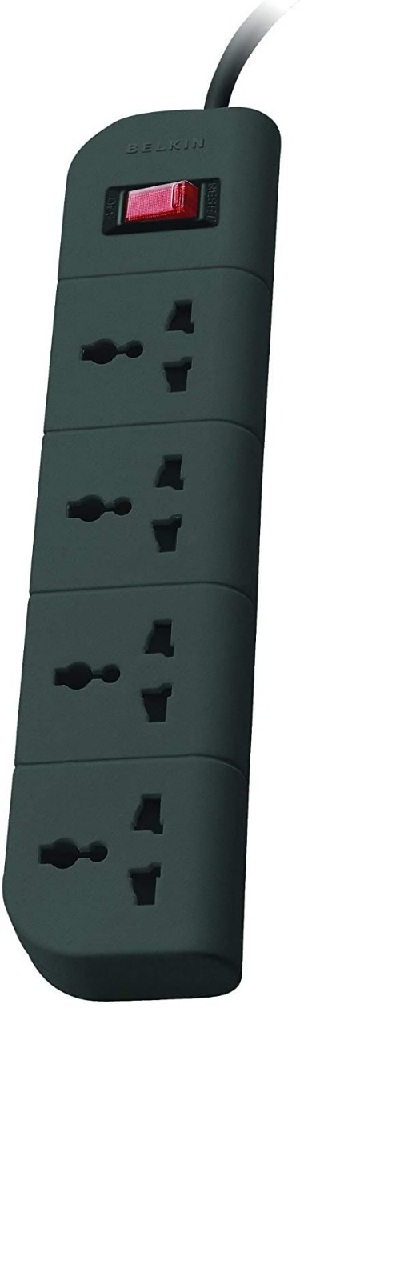 Belkin 4-Socket Surge Protector Universal Socket with 5Ft (1.5-Meter)