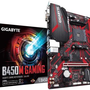 GIGABYTE B450M Micro ATX Gaming Motherboard with Hybrid Digital PWM, GIGABYTE Gaming LAN with Bandwidth Management, PCIe Gen3 x4 M.2, 7-Colors RGB LED Strips Support, DDR4