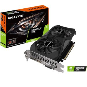GIGABYTE Nvidia GeForce ® GTX 1650 D6 pci_e_x16 WINDFORCE OC 4GD Graphics Card with Integrated 4GB GDDR6 Memory (GV-N1656WF2OC-4GD)