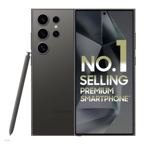 Samsung Galaxy S24 Ultra 5G AI Smartphone (Titanium Black, 12GB, 512GB Storage