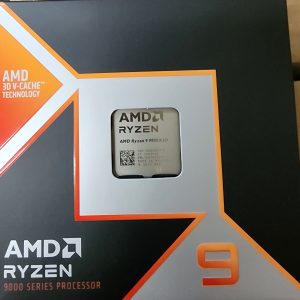 AMD Ryzen 9 9950X3D Desktop Processor with Integrated Radeon Graphics, 16 cores 32 Threads 128MB Cache Base Clock 4.3 GHz Up to 5.7GHz AM5 Socket System Memory DDR5 Up to 5600 MT/s - 100-100000719WOF