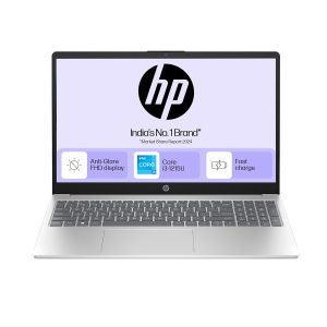 HP 15, 12th Gen Intel Core i3 Laptop (8GB RAM, 512GB SSD), 15.6"/39.6cm, FHD, Windows 11, Silver, 1.59kg, Backlit Keyboard, fd0063TU